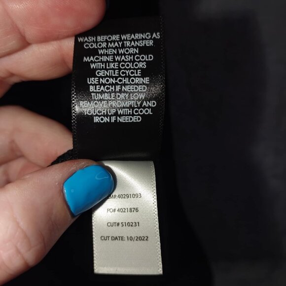 Torrid Women's 3X Black Sophie Georgette Cami TankTop Scallop Eyelet Trim Blouse - Picture 9 of 11